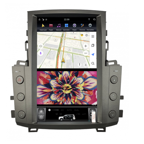 Штатная магнитола Parafar для Tesla Lexus LX570 2007-2015 на Android 9.0 (PF570T13)