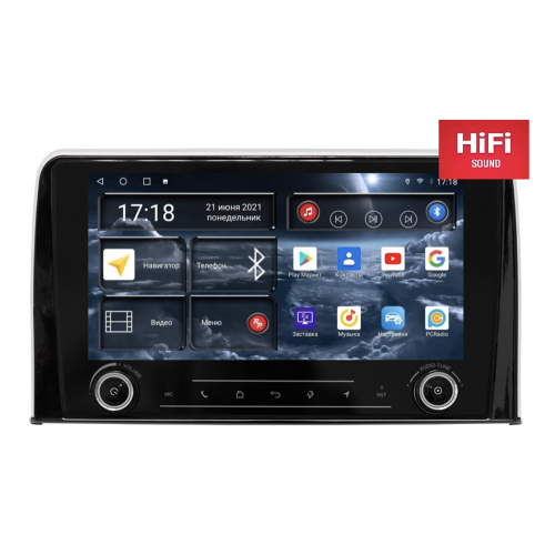 Штатная магнитола Redpower K75160 Hi-Fi для Honda CR-V 2017-2024 на Android 10.0
