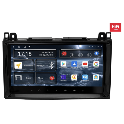 Штатная магнитола Redpower 75068G Hi-Fi для Mercedes A-klasse (W169) 2004-2012, B-klasse (W245) 2005-2011, Vito ll (W639) 2006-2014, Vito III (W447) 2014-2024, Viano ll (W639) 2006-2014, Sprinter на Android 10.0