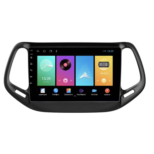 Магнитола FarCar D1008M для Jeep Compass II 2017-2024 на Android 8.1