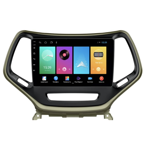 Магнитола FarCar D608M для Jeep Cherokee IV (WK2) 2013-2017 на Android 8.1