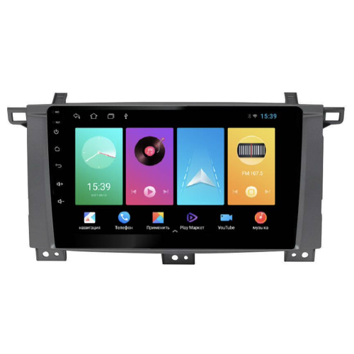 Магнитола FarCar D457/1234M для Toyota Land Cruiser 100 2002-2007 на Android 8.1