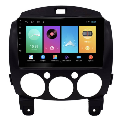 Магнитола FarCar D1200M для Mazda 2 2007-2014 на Android 8.1