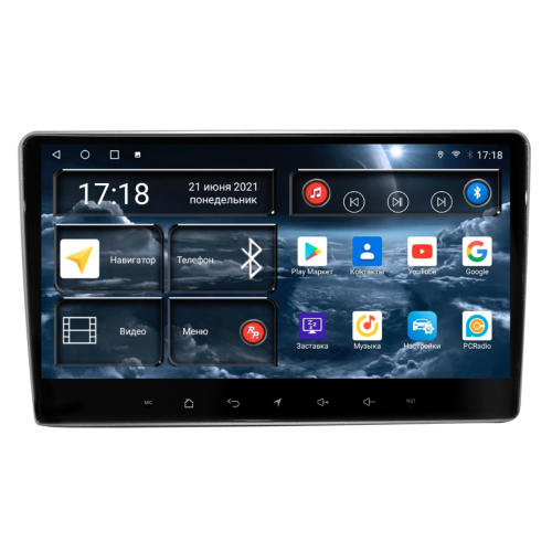 Штатная магнитола Redpower 71019D для Opel Astra H 2004-2015 тёмно-серая на Android 10.0