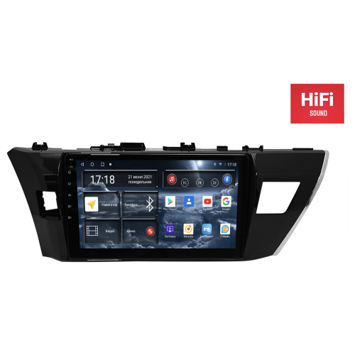 Штатная магнитола Redpower 75166 Hi-Fi для Toyota Corolla 2012-2016 E180 (дорестайл) на Android 10.0