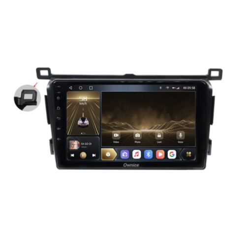 Штатная магнитола CarMedia OL-9607-L для Toyota RAV4 (CA40) 2013-2019 на Android 10.0