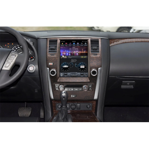 Магнитола Тесла CarMedia ZF-1222-DSP Tesla-Style для Nissan Patrol V (Y61) 2004-2010 на Android 9.0