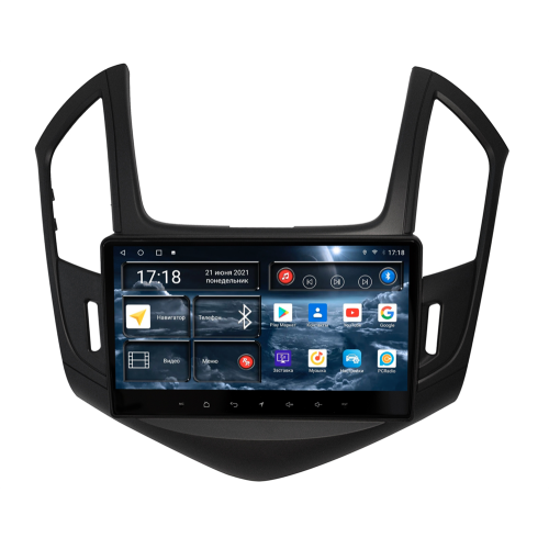 Штатная магнитола Redpower 71048 для Chevrolet Cruze 2012-2015 на Android 10.0 черная матовая