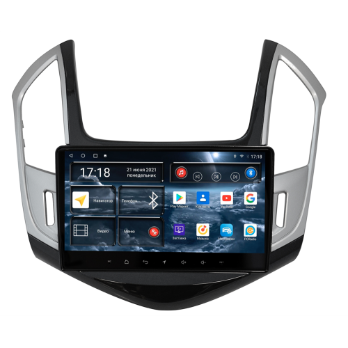 Штатная магнитола Redpower 71048GS для Chevrolet Cruze 2012-2015 на Android 10.0 глянец с серебром