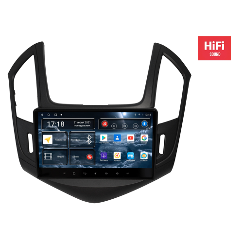 Штатная магнитола Redpower 75048 Hi-Fi для Chevrolet Cruze 2012-2015 черная матовая на Android 10.0