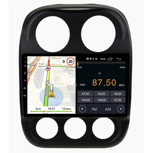 Штатная магнитола Parafar для Jeep Compass I 2011-2016 на Android 10.0 (PF998LTX)