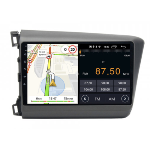 Штатная магнитола Parafar для Honda Civic 2012-2016 на Android 11.0 (PF132FHD)