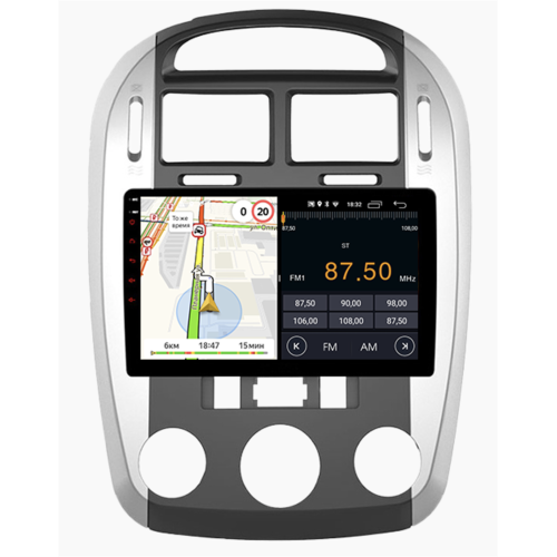 Штатная магнитола Parafar для Kia Cerato I 2003-2008 на Android 11.0 (PF278FHD)
