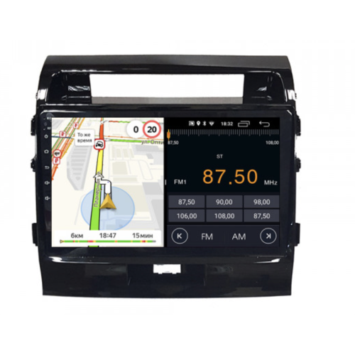 Штатная магнитола Parafar для Toyota Land Cruiser 200 2007-2015 на Android 11.0 (PF381FHD)