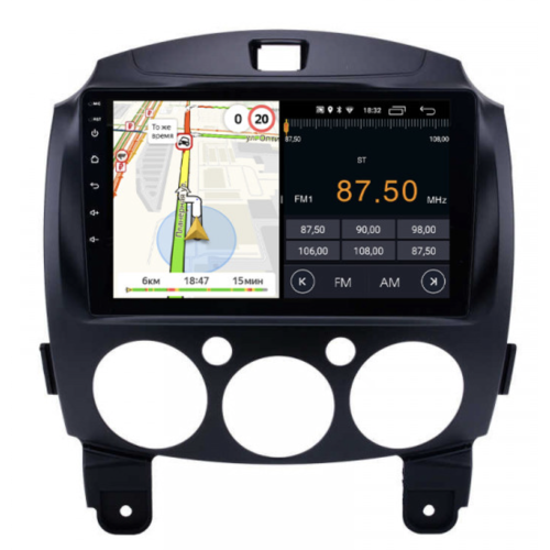Штатная магнитола Parafar для Mazda 2 II 2007-2014 на Android 11.0 (PF165FHD)