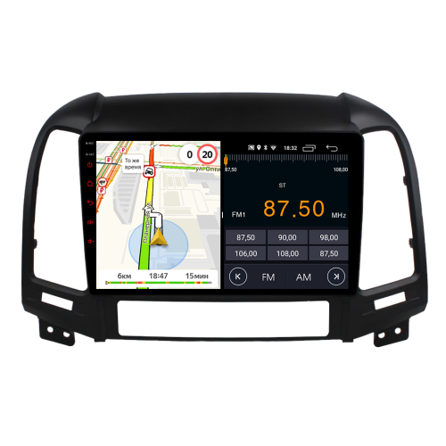 Штатная магнитола Parafar для Hyundai Santa Fe II 2005-2012 на Android 11.0 (PF208FHD-Low)
