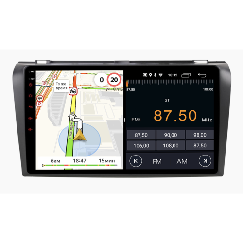 Штатная магнитола Parafar для Mazda 3 2003-2009 на Android 11.0 (PF161FHD-Low)