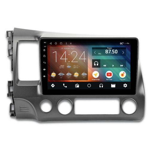 Головное устройство IQ NAVI P4-1504CFSHD (4/64ГБ) для Honda Civic 2006-2012 на Android 10.0
