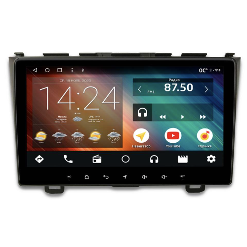 Штатная магнитола IQ NAVI P6-1506CFSHD SUPER HD (6/128ГБ) для Honda CR-V III 2007-2012 на Android 10.0