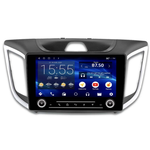 Автомагнитола IQ NAVI P6K-1616CFSHD SUPER HD (6/128ГБ) для Hyundai Creta 2016-2021 на Android 10.0