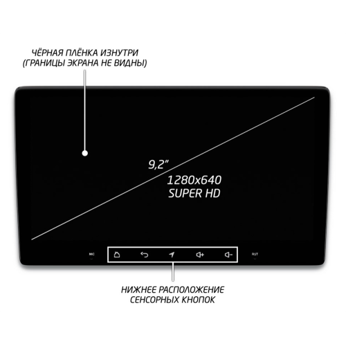 Штатная магнитола IQ NAVI P6-1629CFSHD SUPER HD (6/128ГБ) для Hyundai Creta II 2021-2024 на Android 10.0
