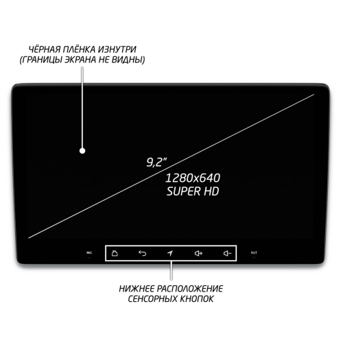 Штатная магнитола IQ NAVI P6-1618CFSHD SUPER HD (6/128ГБ) для Hyundai H1 Starex II 2016-2022 на Android 10.0