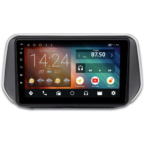 Головное устройство IQ NAVI P4-1620KFSHD (4/64ГБ) для Hyundai Santa Fe IV 2018-2020 на Android 10.0