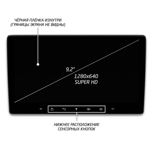 Штатная магнитола IQ NAVI P6-1732CFSHD SUPER HD (6/128ГБ) для Kia Soul I 2008-2014 на Android 10.0