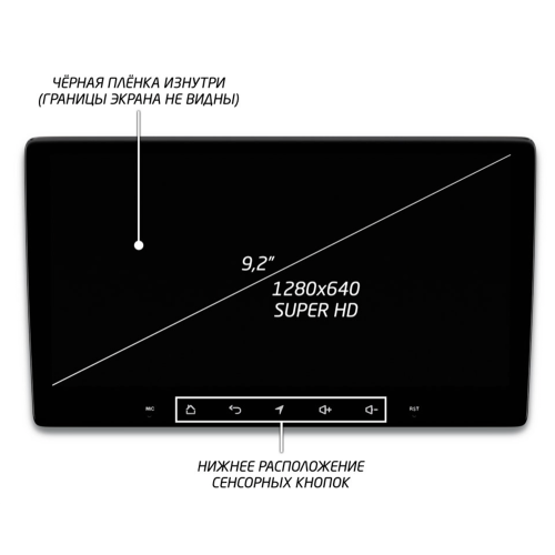 Штатная магнитола IQ NAVI P6-1903CFSHD SUPER HD (6/128ГБ) для Mazda 3 (BK) 2003-2009 на Android 10.0