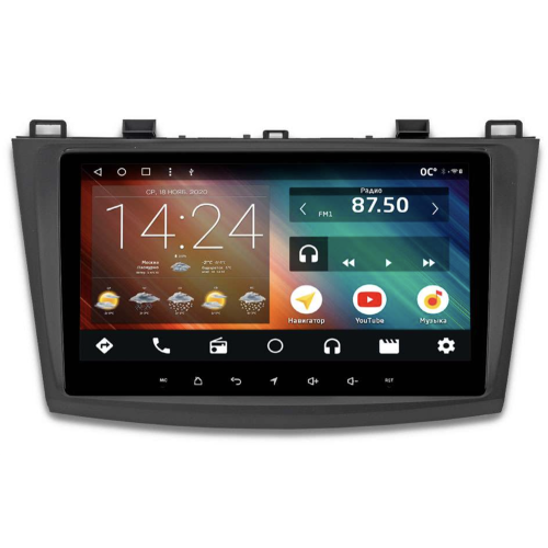 Штатная магнитола IQ NAVI P6-1901CFSHD SUPER HD (6/128ГБ) для Mazda 3 (BL) 2009-2013 на Android 10.0