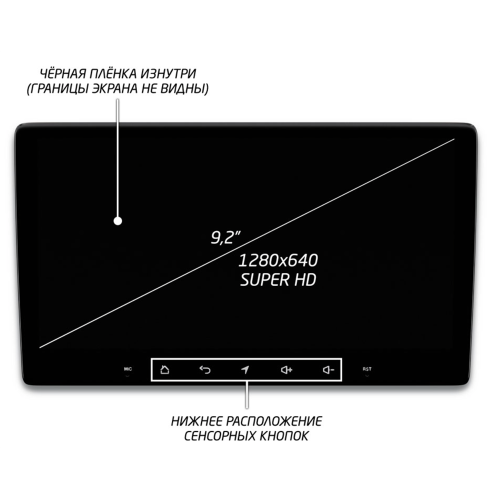 Штатная магнитола IQ NAVI P6-1901CFSHD SUPER HD (6/128ГБ) для Mazda 3 (BL) 2009-2013 на Android 10.0