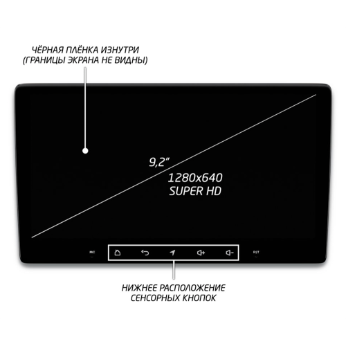 Штатная магнитола IQ NAVI P6-1304CFSHD SUPER HD (6/128ГБ) для Peugeot 4008 2012-2018 на Android 10.0
