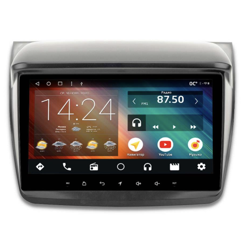 Штатная магнитола IQ NAVI P6-2001CFSHD SUPER HD (6/128ГБ) для Mitsubishi L200 IV 2006-2015 на Android 10.0