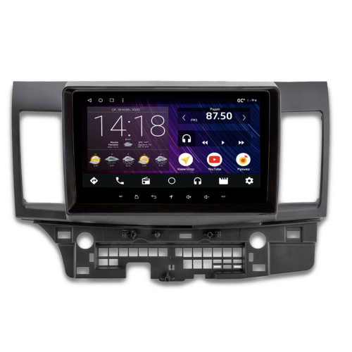Штатная магнитола IQ NAVI P6-2004CFSHD SUPER HD (6/128ГБ) для Mitsubishi Lancer X 2007-2019 на Android 10.0