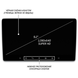 Штатная магнитола IQ NAVI P6-2005CFSHD SUPER HD (6/128ГБ) для Mitsubishi Outlander XL 2006-2012 на Android 10.0