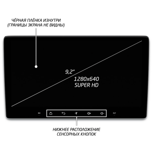 Штатная магнитола IQ NAVI P6-2005CFSHD SUPER HD (6/128ГБ) для Mitsubishi Outlander XL 2006-2012 на Android 10.0