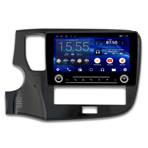 Штатная магнитола IQ NAVI P6K-2009CFSHD (6/128ГБ) для Mitsubishi Outlander III 2019-2024 на Android 10.0