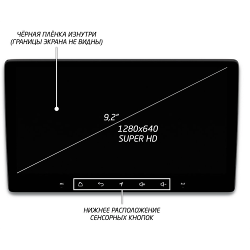 Штатная магнитола IQ NAVI P6-2204CFSHD SUPER HD (6/128ГБ) для Opel Antara 2006-2017 на Android 10.0