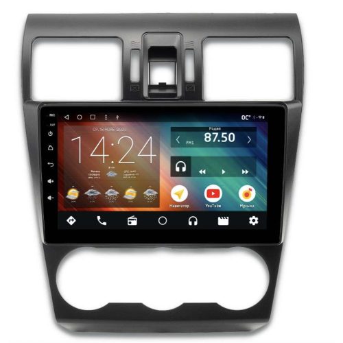 Автомагнитола IQ NAVI P6-2704CFSHD (6/128ГБ) для Subaru Forester IV 2013-2014, Impreza IV 2012-2017 на Android 10.0
