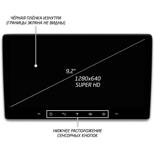 Штатная магнитола IQ NAVI P6-2508CFSHD SUPER HD (6/128ГБ) для Skoda Kodiaq, Karoq 2016-2024 на Android 10.0