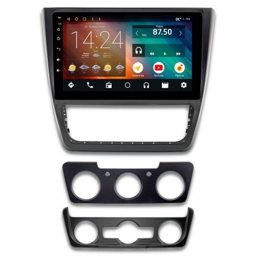 Головное устройство IQ NAVI P4-2509KFSHD (4/64ГБ) для Skoda Yeti I 2009-2018 на Android 10.0