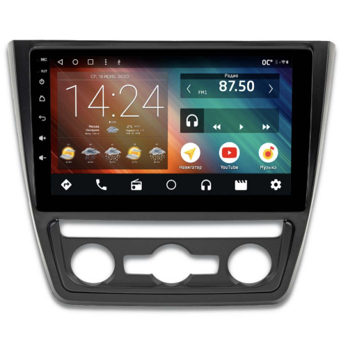 Автомагнитола IQ NAVI P6-2509KFSHD (6/128ГБ) для Skoda Yeti I 2009-2018 на Android 10.0