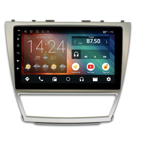 Головное устройство IQ NAVI P4-2940KFSHD (4/64ГБ) для Toyota Camry V40 2006-2011 на Android 10.0