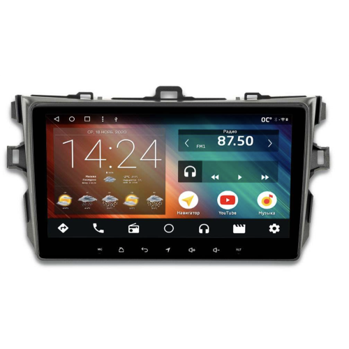 Штатная магнитола IQ NAVI P6-2904CFSHD SUPER HD (6/128ГБ) для Toyota Corolla X (E140, E150) 2006-2013 на Android 10.0