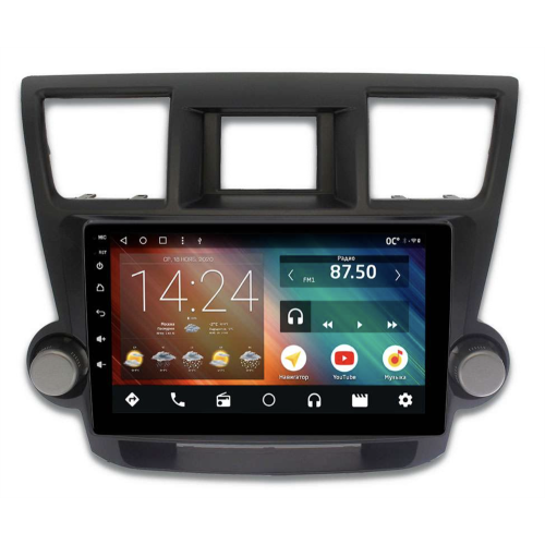 Автомагнитола IQ NAVI P6-2915CFSHD (6/128ГБ) для Toyota Highlander (U40) 2007-2013 на Android 10.0