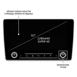Штатная магнитола IQ NAVI P6K-2915CFSHD (6/128ГБ) для Toyota Highlander (XU40) 2007-2013 на Android 10.0