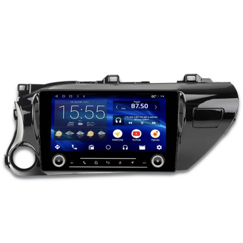 Штатная магнитола IQ NAVI P6K-2923CFSHD (6/128ГБ) для Toyota Hilux 2015-2020 на Android 10.0