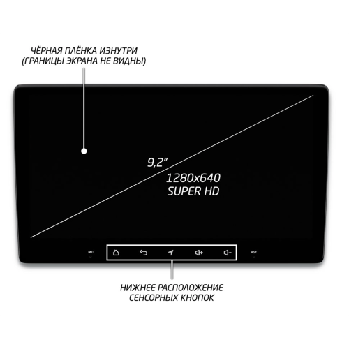 Штатная магнитола IQ NAVI P6-2908CFSHD SUPER HD (6/128ГБ) для Toyota Land Cruiser 100 2002-2007 на Android 10.0