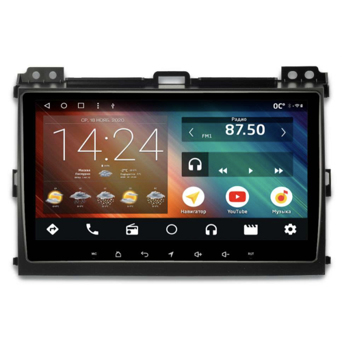 Штатная магнитола IQ NAVI P6-2910CFHD SUPER HD (6/128ГБ) для Toyota Land Cruiser Prado 120 2002-2009 на Android 10.0