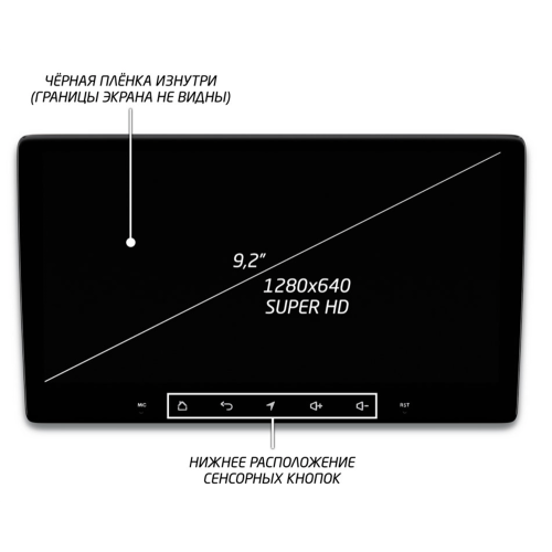 Штатная магнитола IQ NAVI P6-2910CFHD SUPER HD (6/128ГБ) для Toyota Land Cruiser Prado 120 2002-2009 на Android 10.0